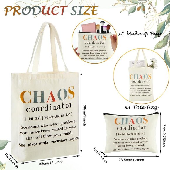 Makeup Bag & Tote - Chaos Coordinator Gift Set - Picture 2 of 5